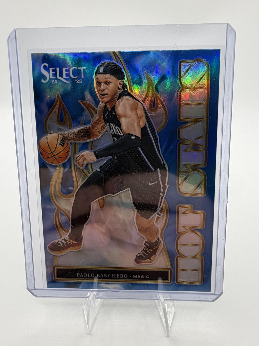 2024-25 Panini Select Paolo Banchero #9 Hot Stars Blue Prizm SP Orlando Magic