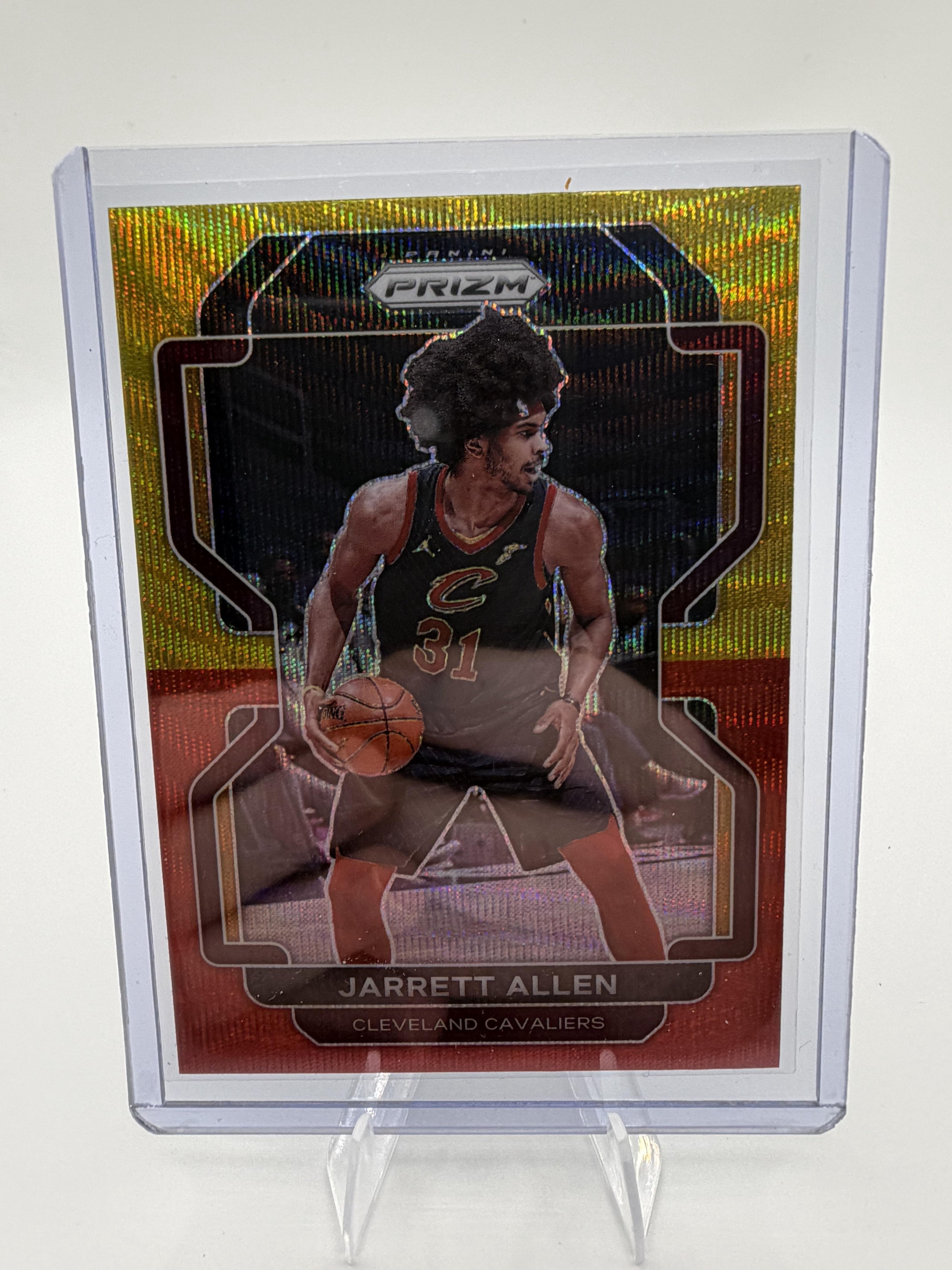 2021-22 Prizm Jarrett Allen ASIA TMALL GOLD RED  WAVE #209 Cavaliers SP