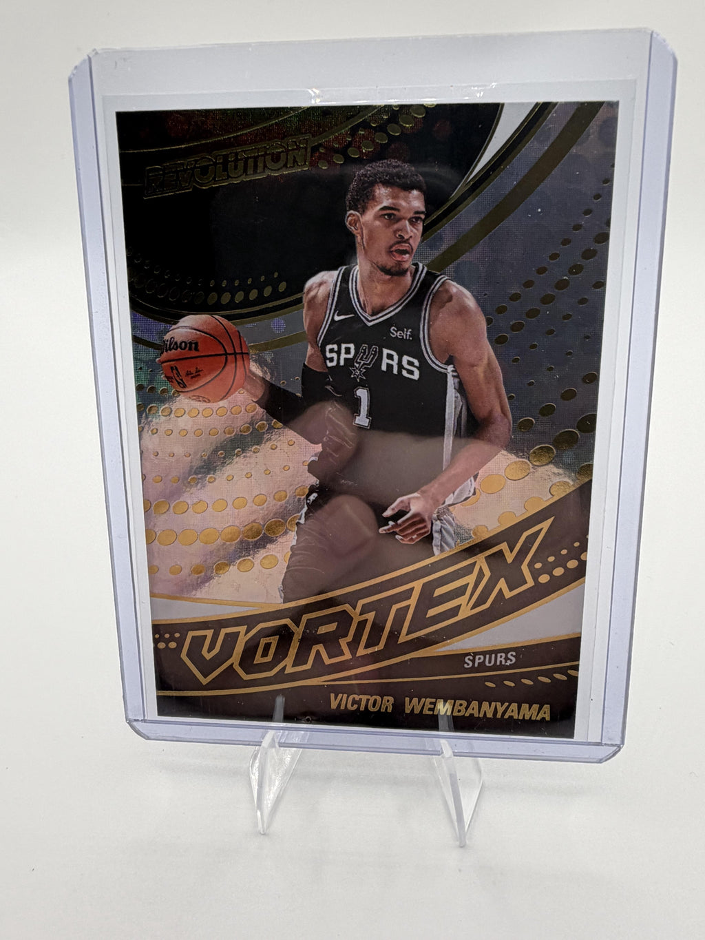 2024-25 Panini Revolution Victor Wembanyama #17 Vortex Insert Spurs
