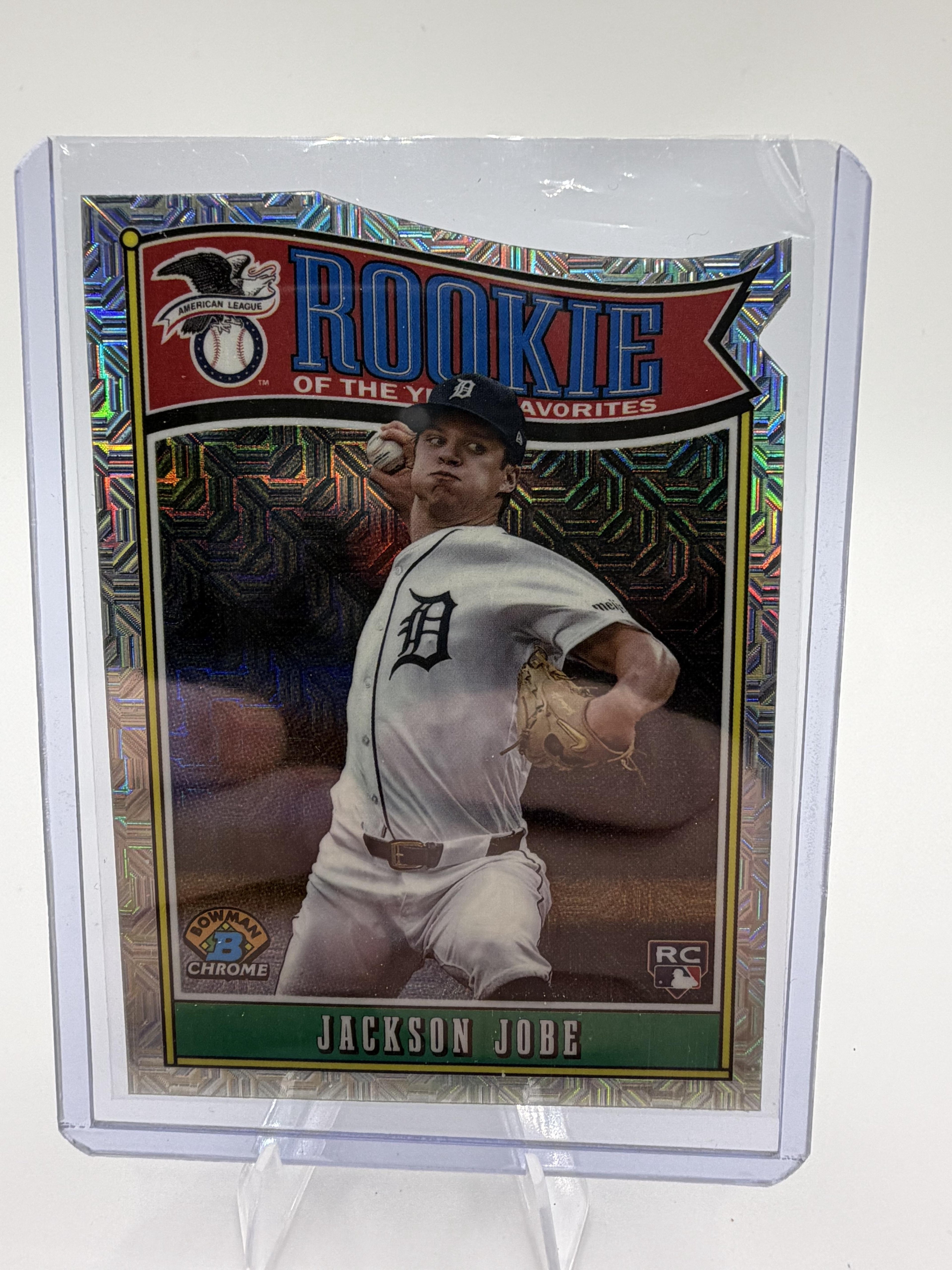 2025 Bowman Chrome Jackson Jobe Rookie of the Year Favorites RC Card ROY-3
