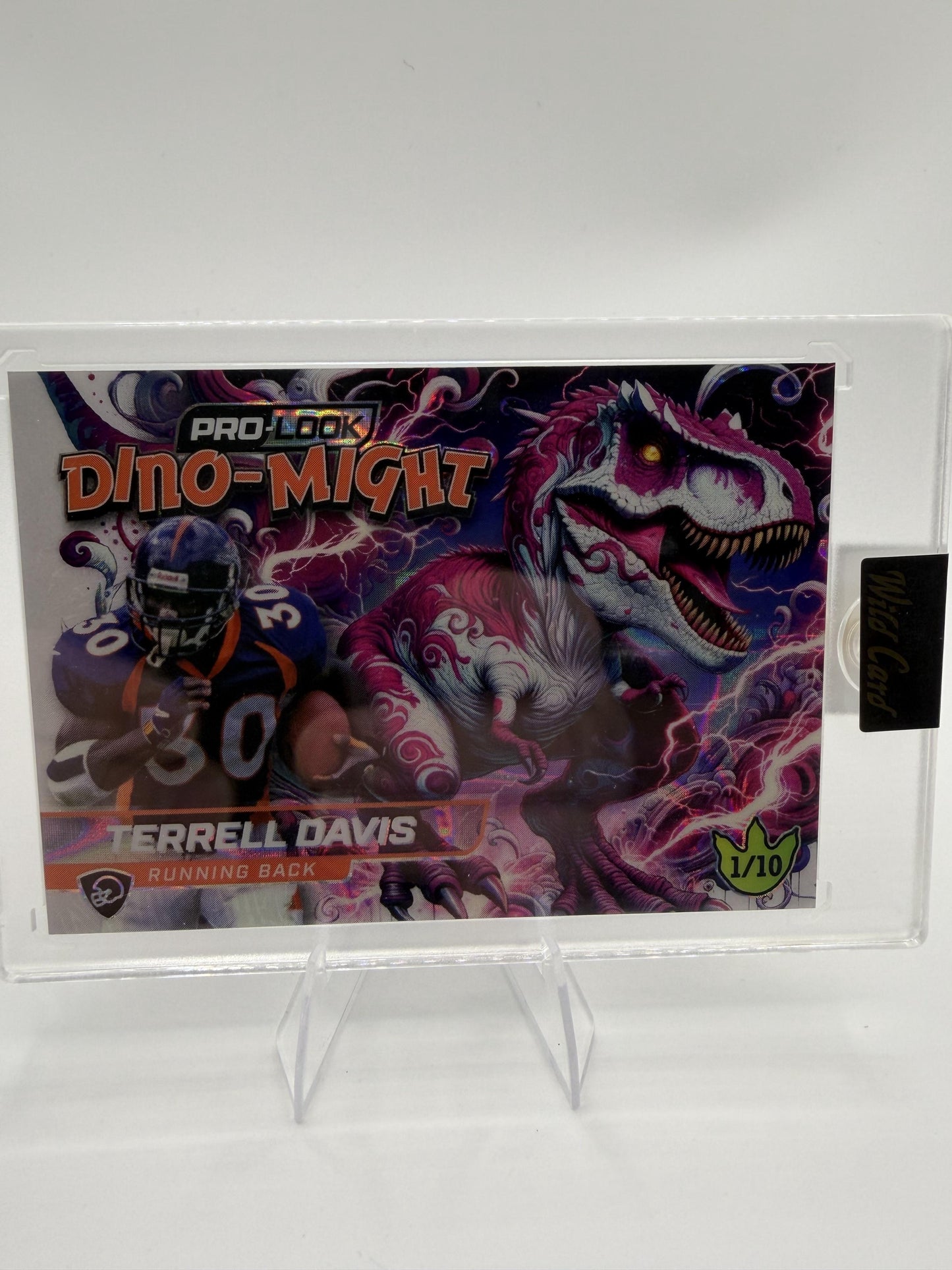 2025 Wild Card Dino-Might Terrell Davis 1/10 Denver Broncos HOF Card