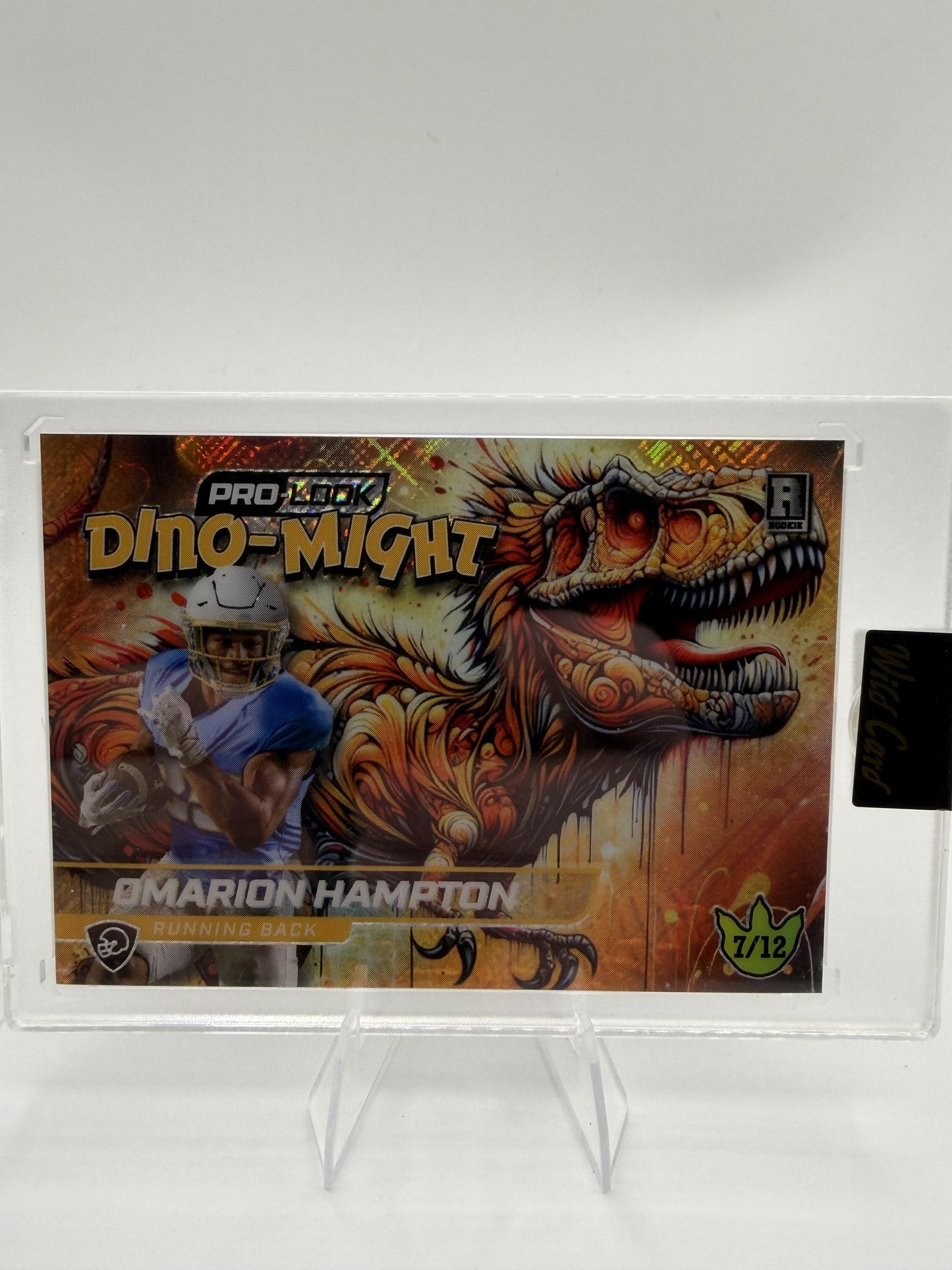 2025 Wild Card Dino-Might Omarion Hampton 7/12 Pro-Look Rookie Card