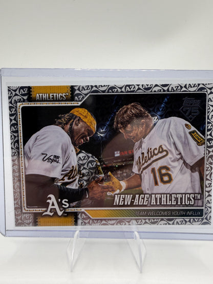 2026 Topps New-Age Athletics #122 Oakland A's Butler/Kurtz Insert Card