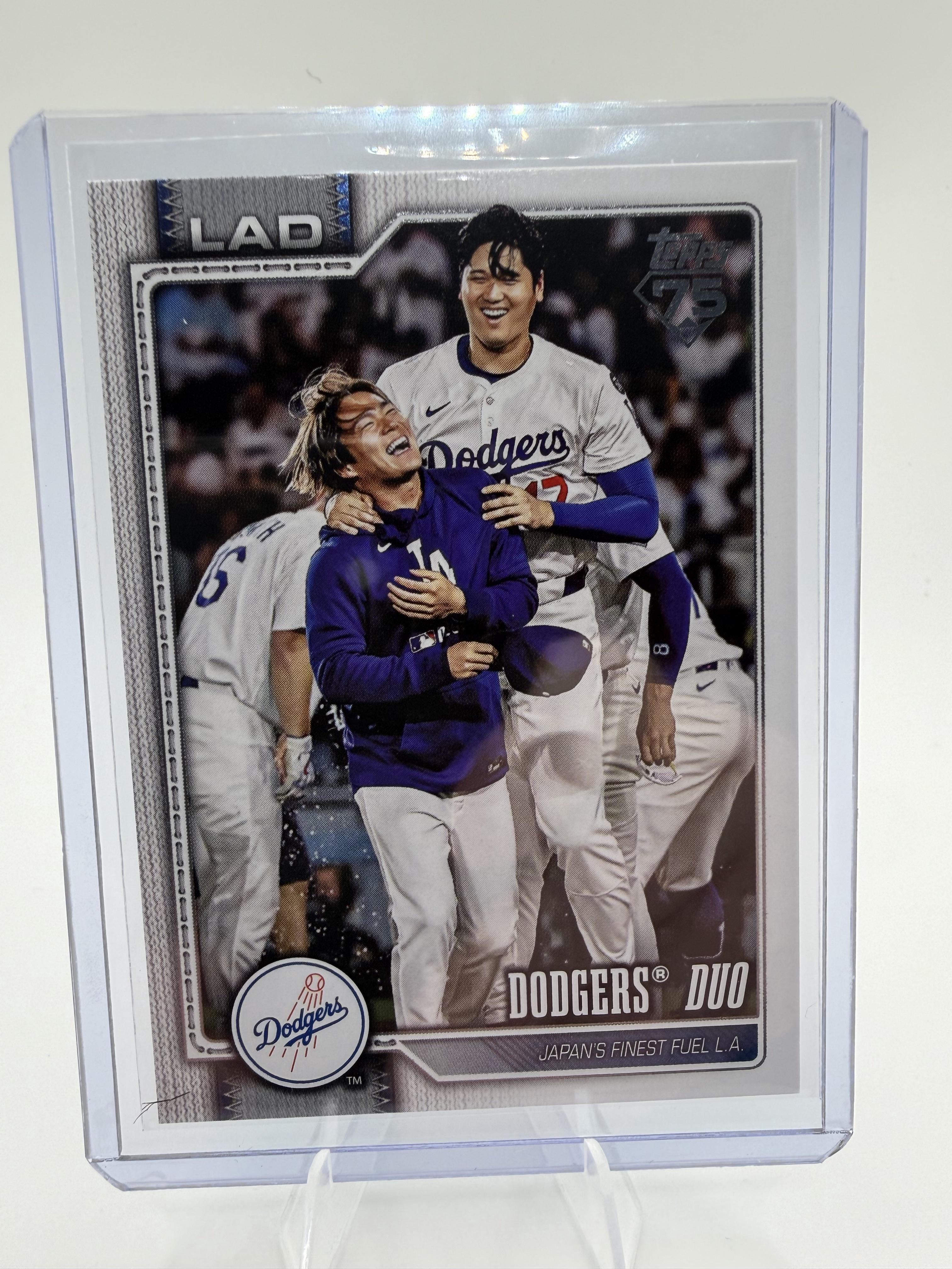 2026 Topps Series 1 Ohtani Yamamoto Duo #265 Card Dodgers Japan's Finest