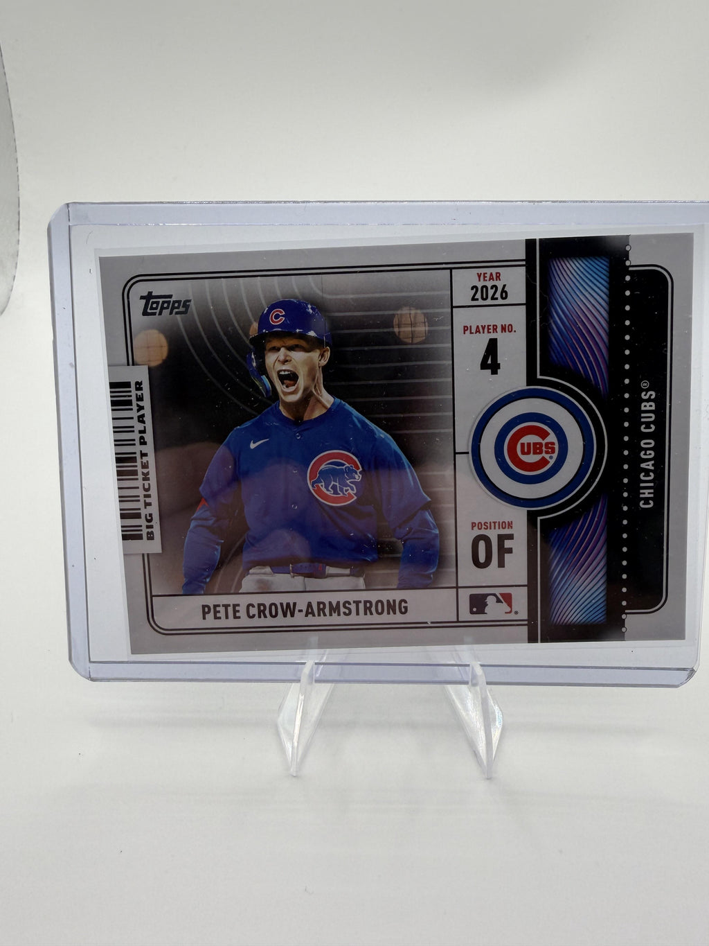 2026 Topps Pete Crow-Armstrong Big Ticket Insert Card #BTP-13 Chicago Cubs