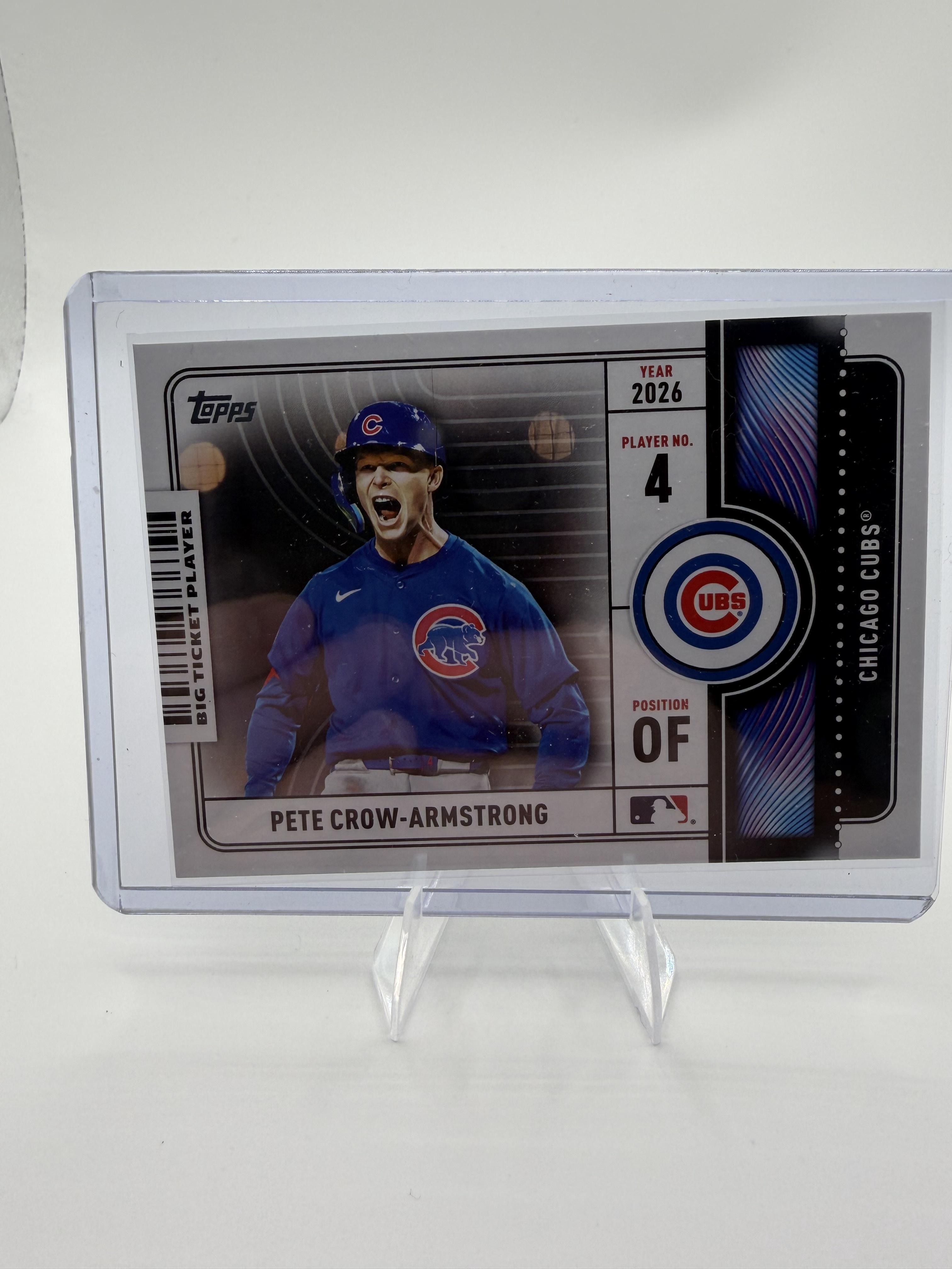 2026 Topps Pete Crow-Armstrong Big Ticket Insert Card #BTP-13 Chicago Cubs