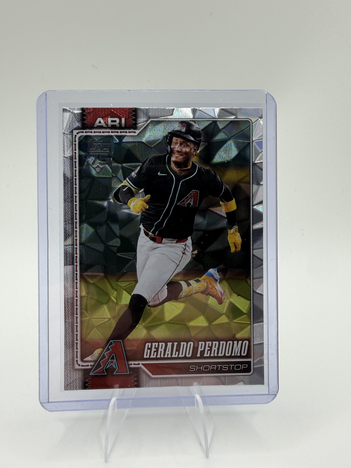 2026 Topps Series 1 Geraldo Perdomo Crackled Ice Foil Diamondbacks Card #257