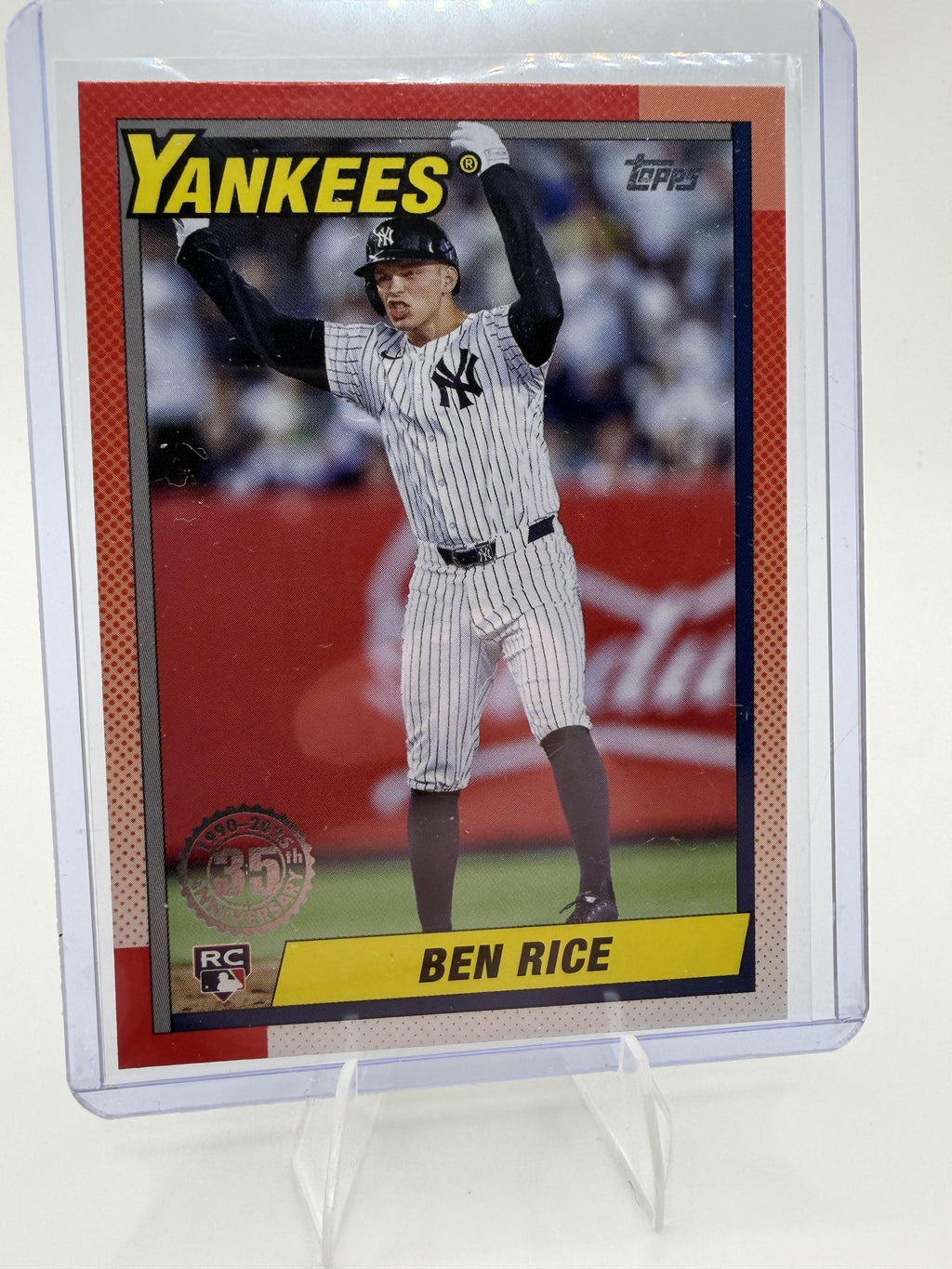 2025 Topps #T90-19 Ben Rice 1990 Topps Baseball 35th Anniversary (Series One)