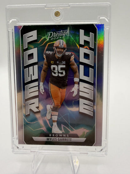 2024 Panini Prestige Myles Garrett Power House Insert Card #PH-MGT Browns