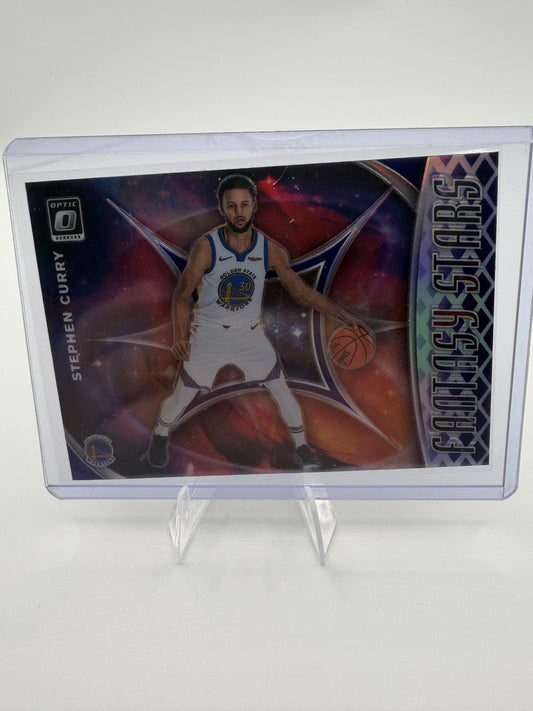 2019-20 Donruss Optic #13 Stephen Curry Fantasy Stars Purple