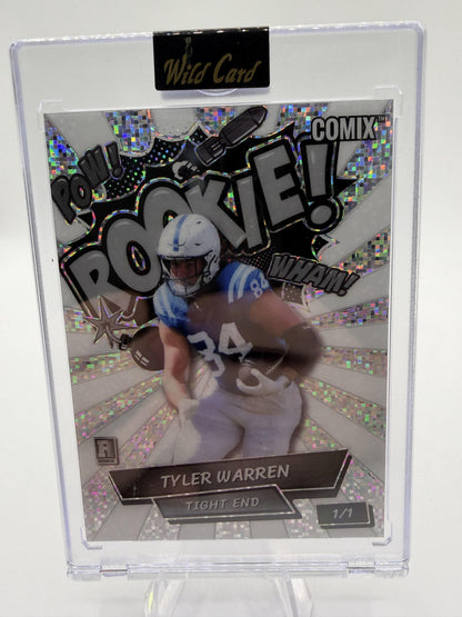 2025 Wild Card Comix Tyler Warren Rookie Card 1/1 One of One Penn State