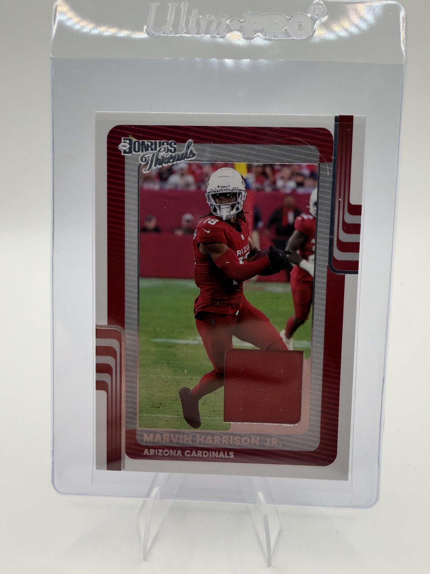 2025 Donruss Threads Marvin Harrison Jr. #DTH-MHJ Rookie Relic Card Cardinals