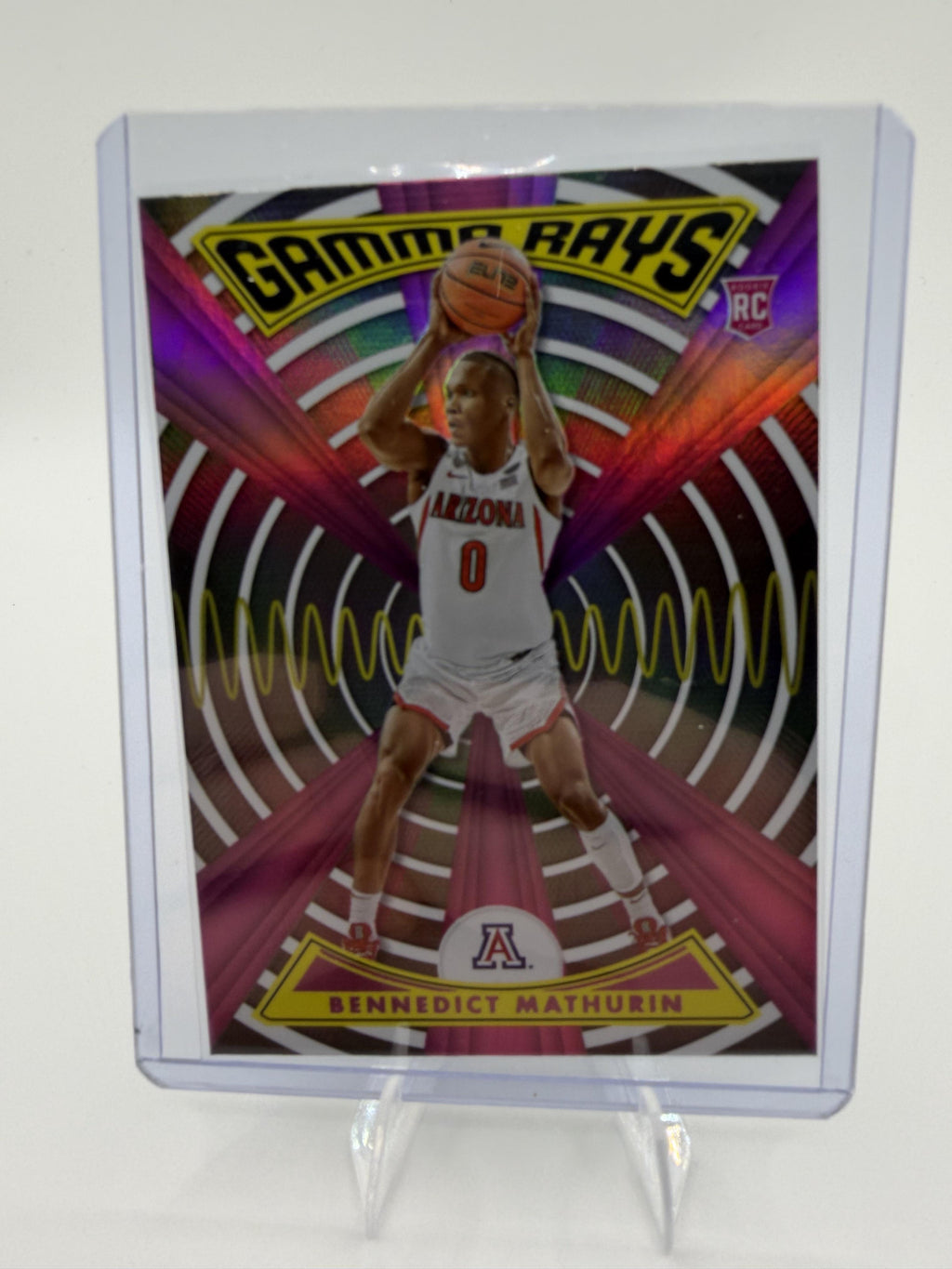 2022-23 Panini Chronicles Draft Bennedict Mathurin Gamma Rays RC Card #ZG-BEN