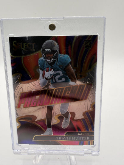 2025 Panini Select Travis Hunter Phenomenon Hyper Prizm Rookie Card #11 RC