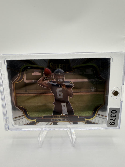 2025 Panini Select Jalen Milroe Field Level Silver Prizm Rookie Card #414 RC