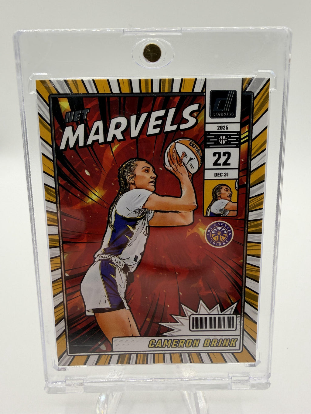2025 Donruss WNBA Cameron Brink Net Marvels Card #9 LA Sparks Rookie