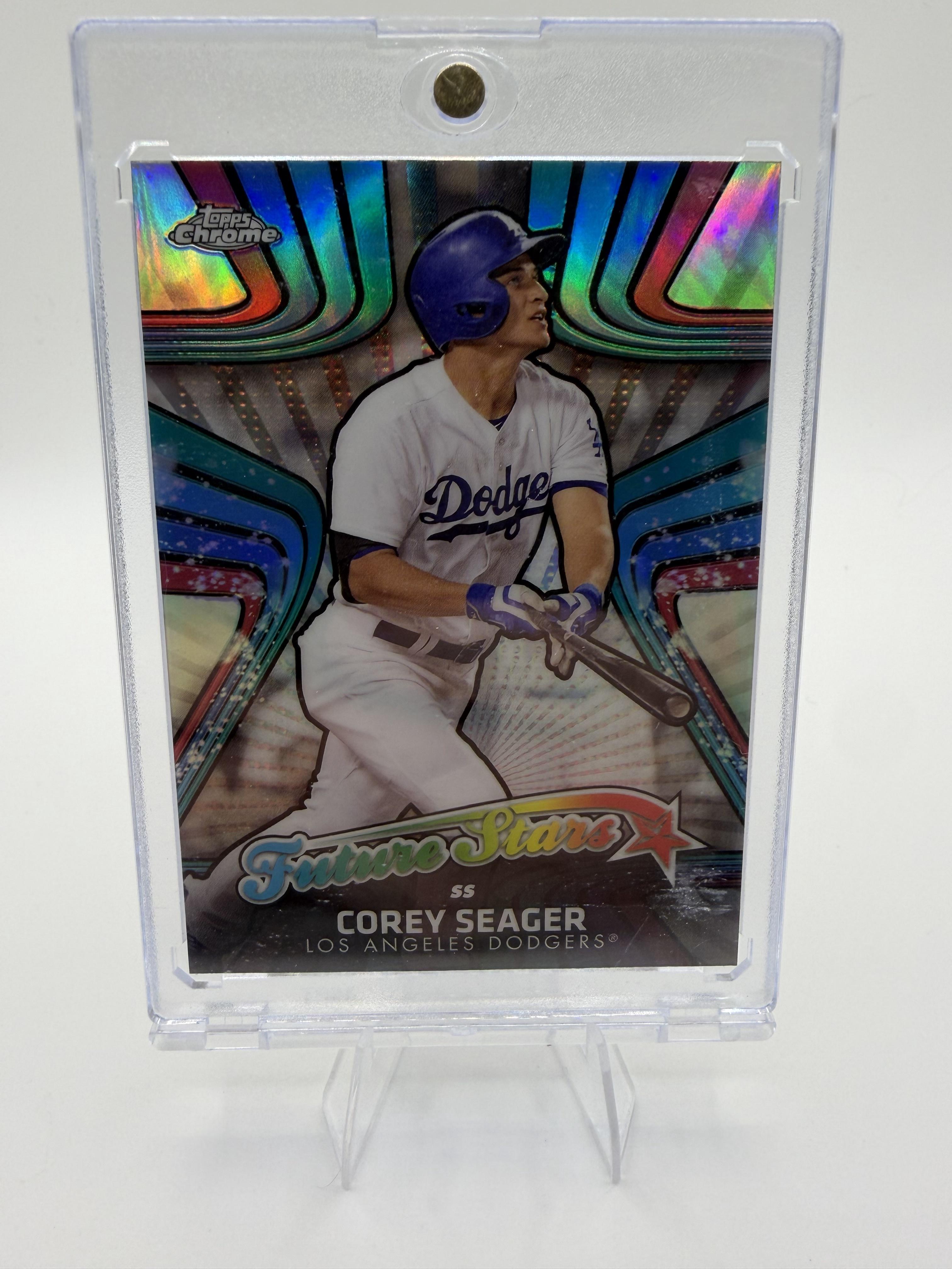 2017 Topps Chrome Future Stars Corey Seager Card #FS-15 Dodgers