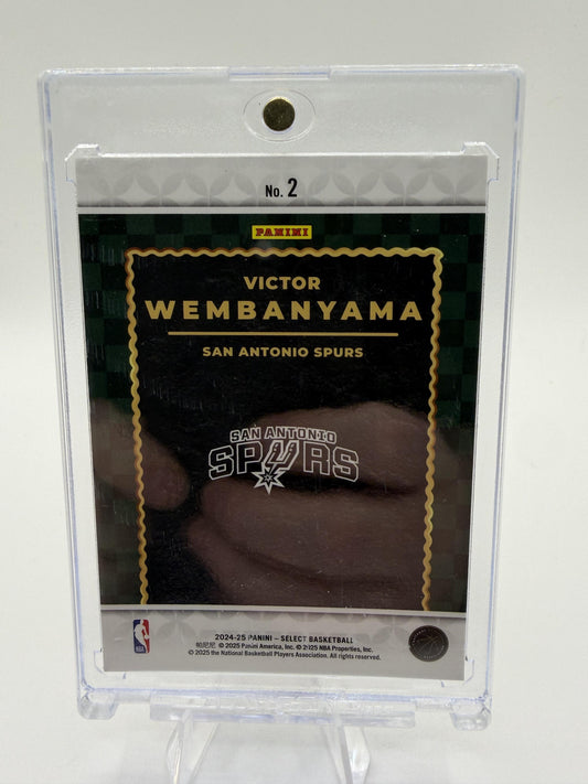 2024-25 Panini Select Victor Wembanyama Score Select Card #2 Spurs