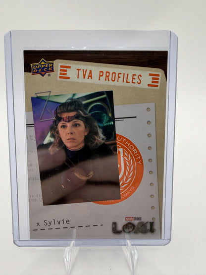 2023 Upper Deck Marvel Loki Sylvie Sophia Di Martino TVA Profiles P-7 Card