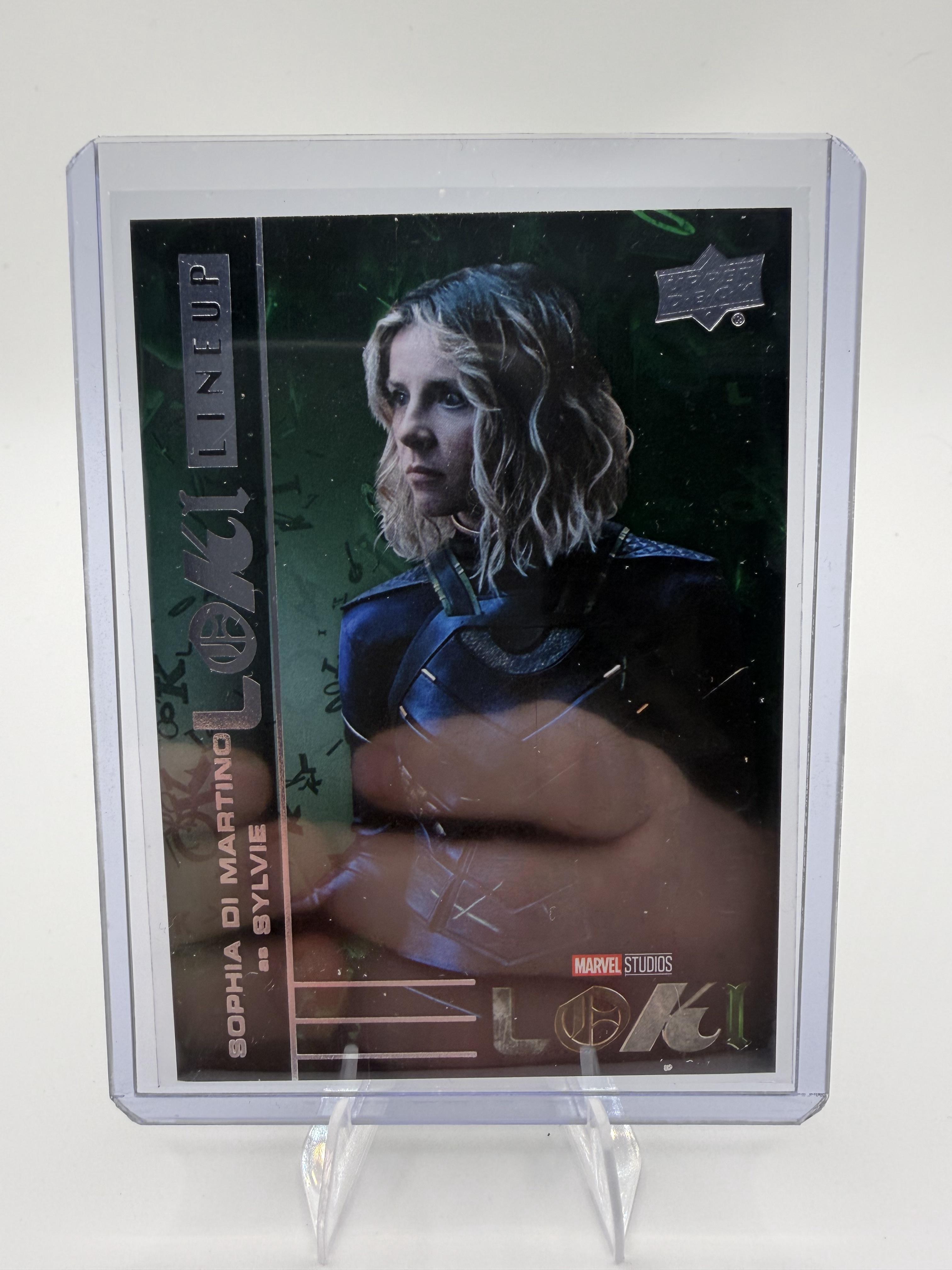 2023 Upper Deck Marvel Loki Sylvie Sophia Di Martino Loki Lineup LL-13 Card