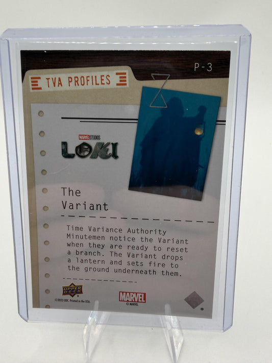 2023 Upper Deck Marvel Loki Season 1 #P-3 The Variant TVA Profiles
