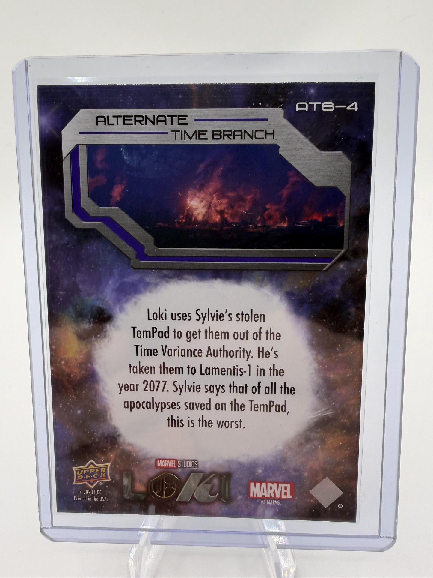 2023 Upper Deck Marvel Loki Alternate Time Branch Lamentis-1 ATB-4 Insert Card