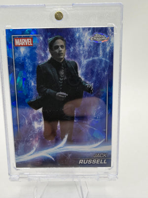 2025 Topps Chrome Marvel Jack Russell Werewolf by Night Blue Sapphire Card #138