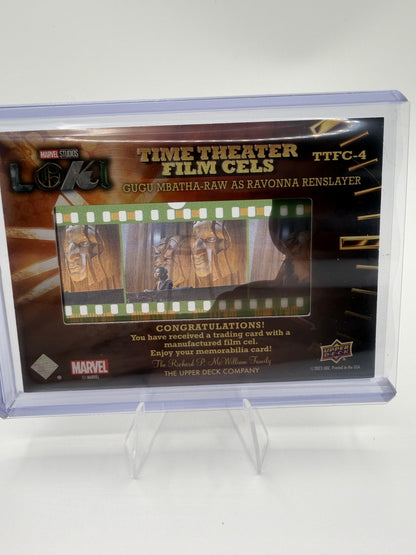 2023 Upper Deck Marvel Loki Ravonna Renslayer Gugu Mbatha-Raw Film Card TTFC-4