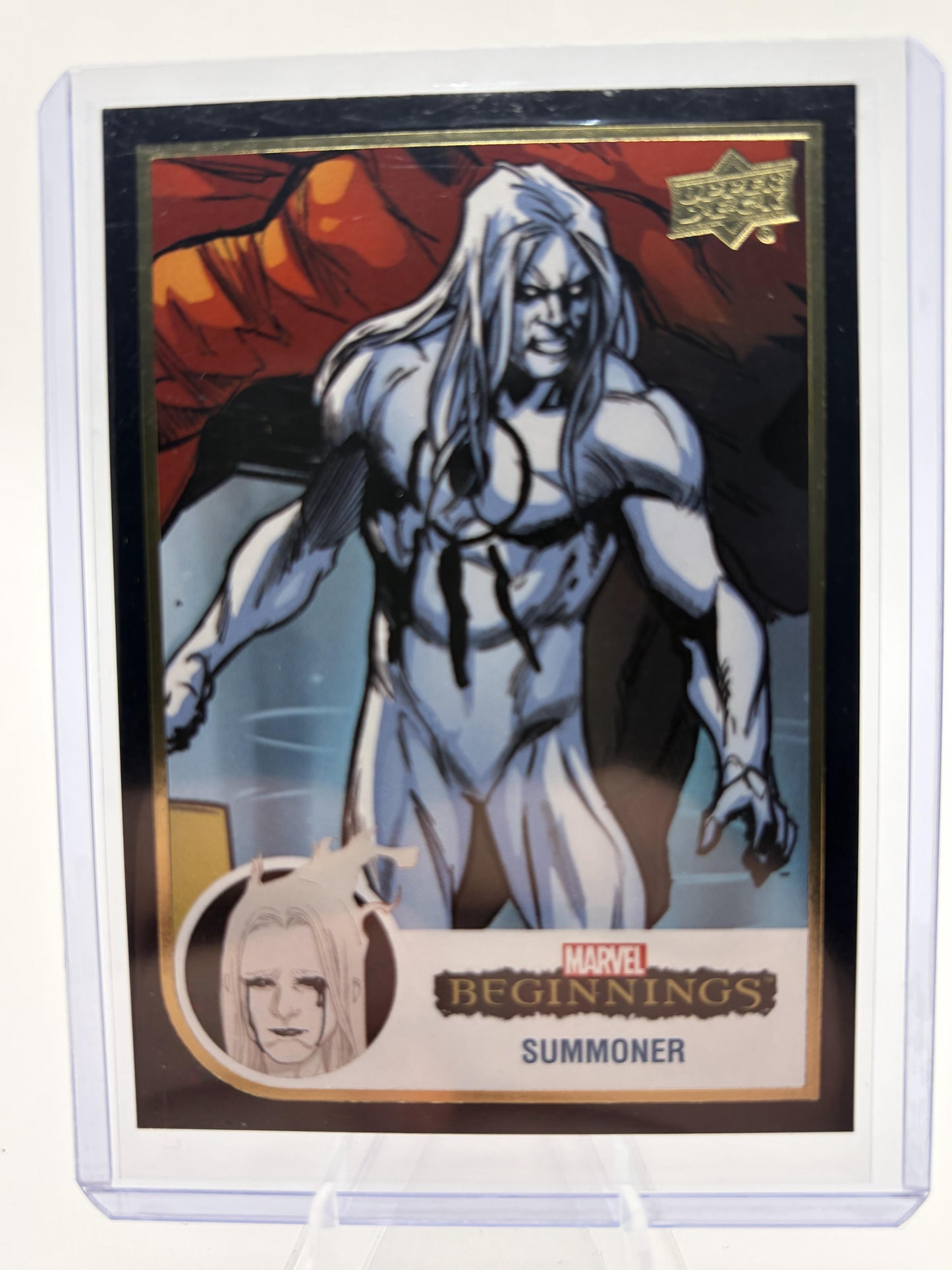 2022 Upper Deck Marvel Beginnings Vol 2 Series 1 Summoner Black Base Card #179