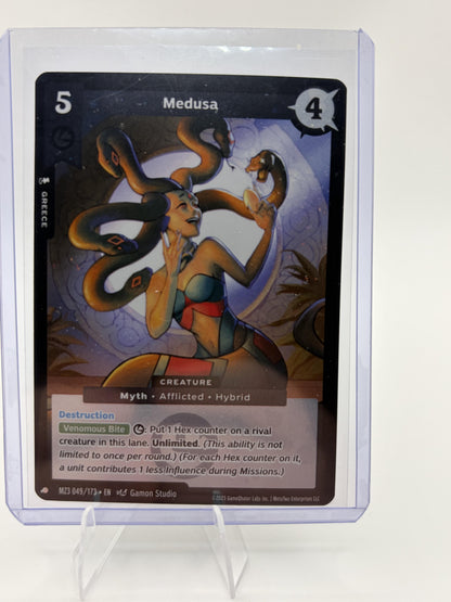 MetaZoo Medusa MZ3 049/173 Secret Shadows 2025 Myth Creature Card Holo