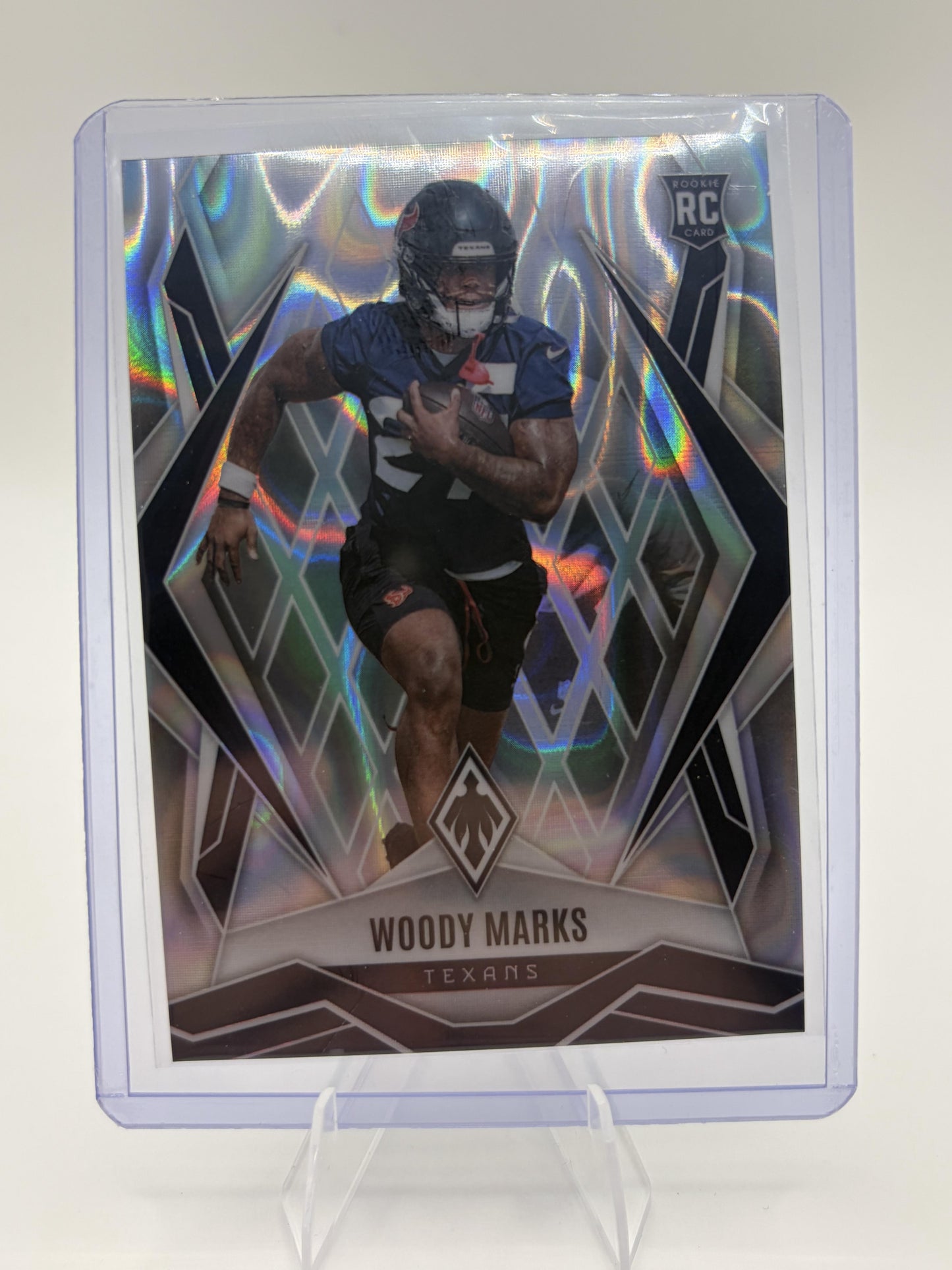 2025 Panini Phoenix Woody Marks Silver Prizm Rookie RC Card #236 Texans