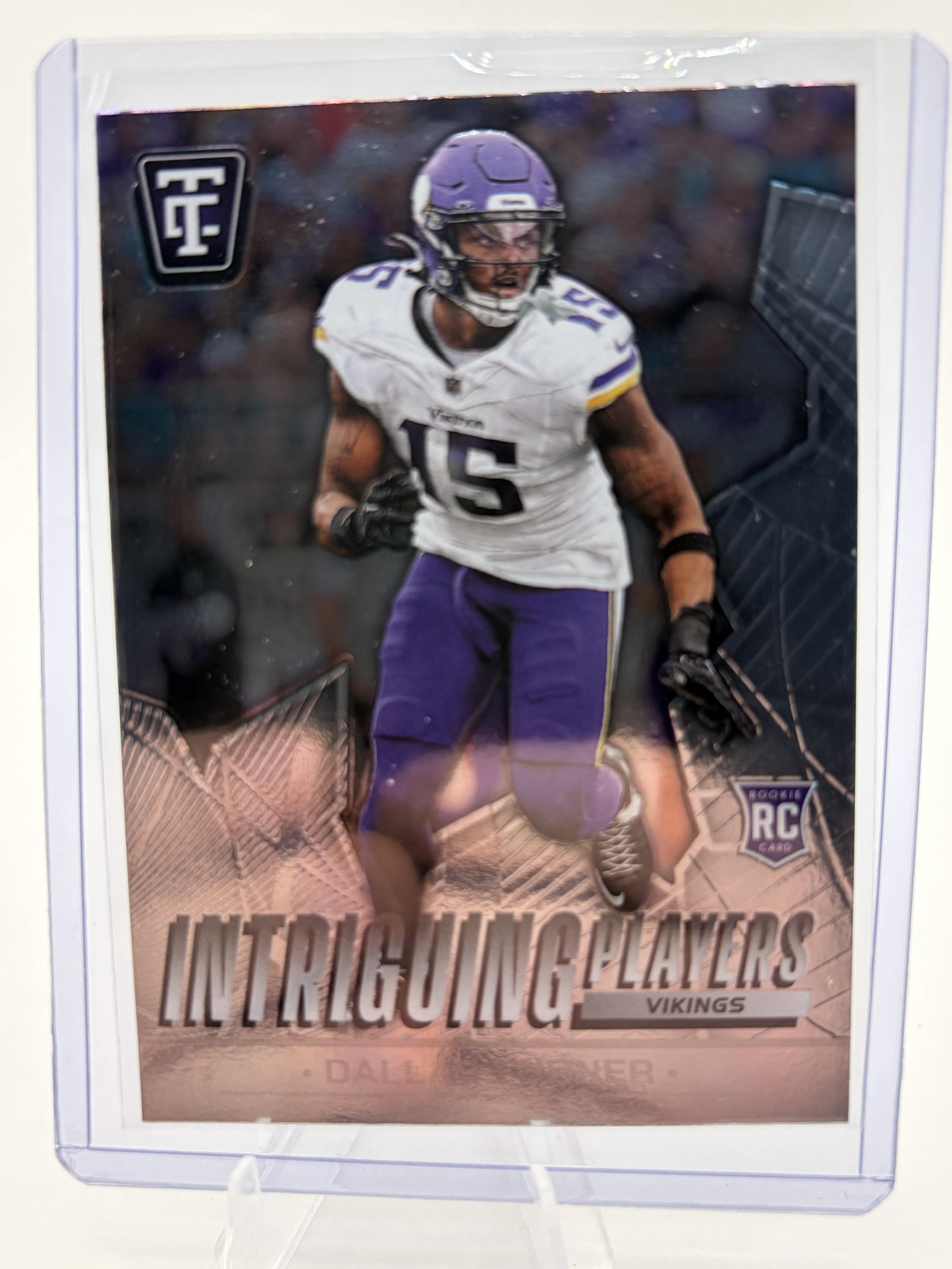 2024 Panini Totally Certified Dallas Turner Intriguing Players Rookie Card #20