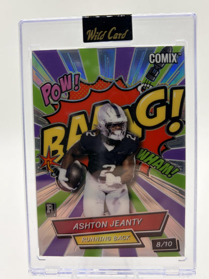 2025 Wild Card Comix Ashton Jeanty BAANG! Rookie Card /10 Boise State RC