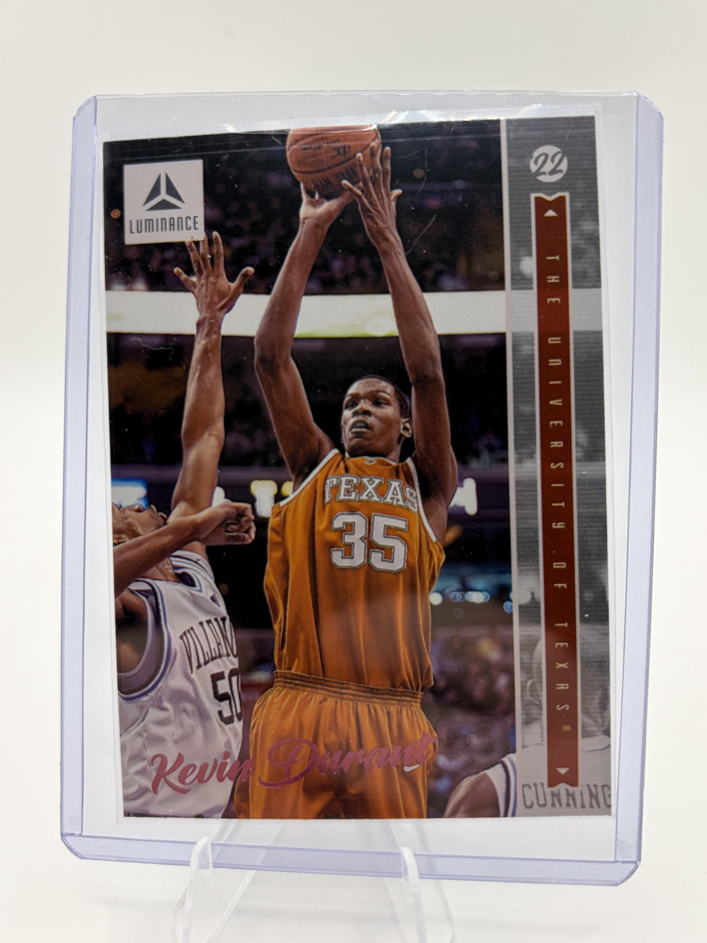 2022 Panini Chronicles Kevin Durant Luminance Insert Card #22 Texas