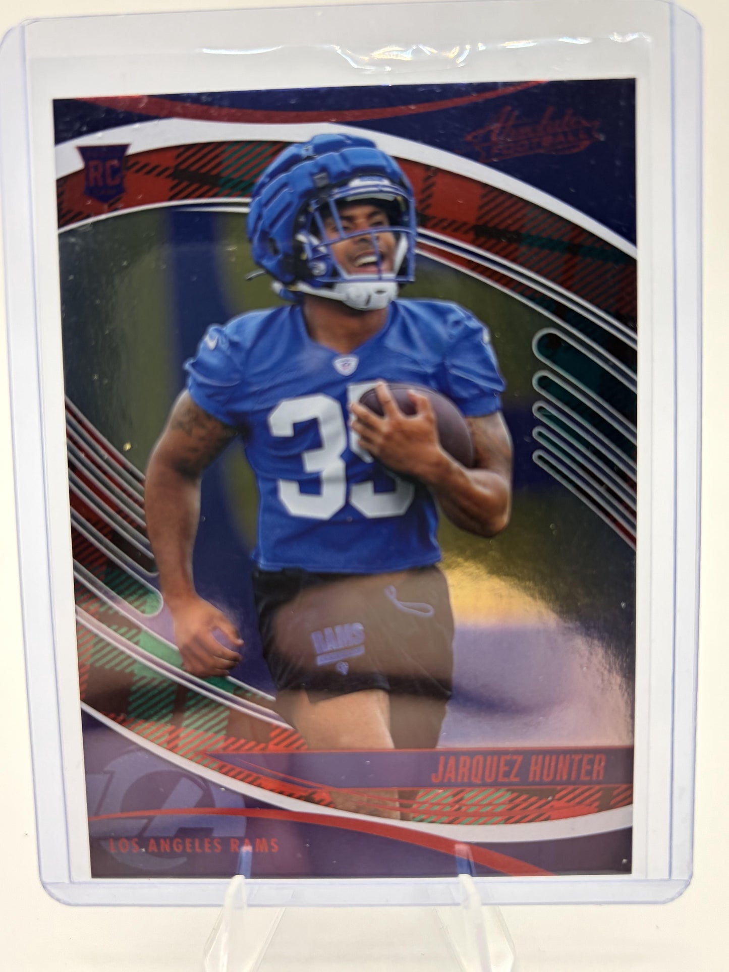 2025 Panini Absolute Jarquez Hunter Rookie RC Card #136 Rams
