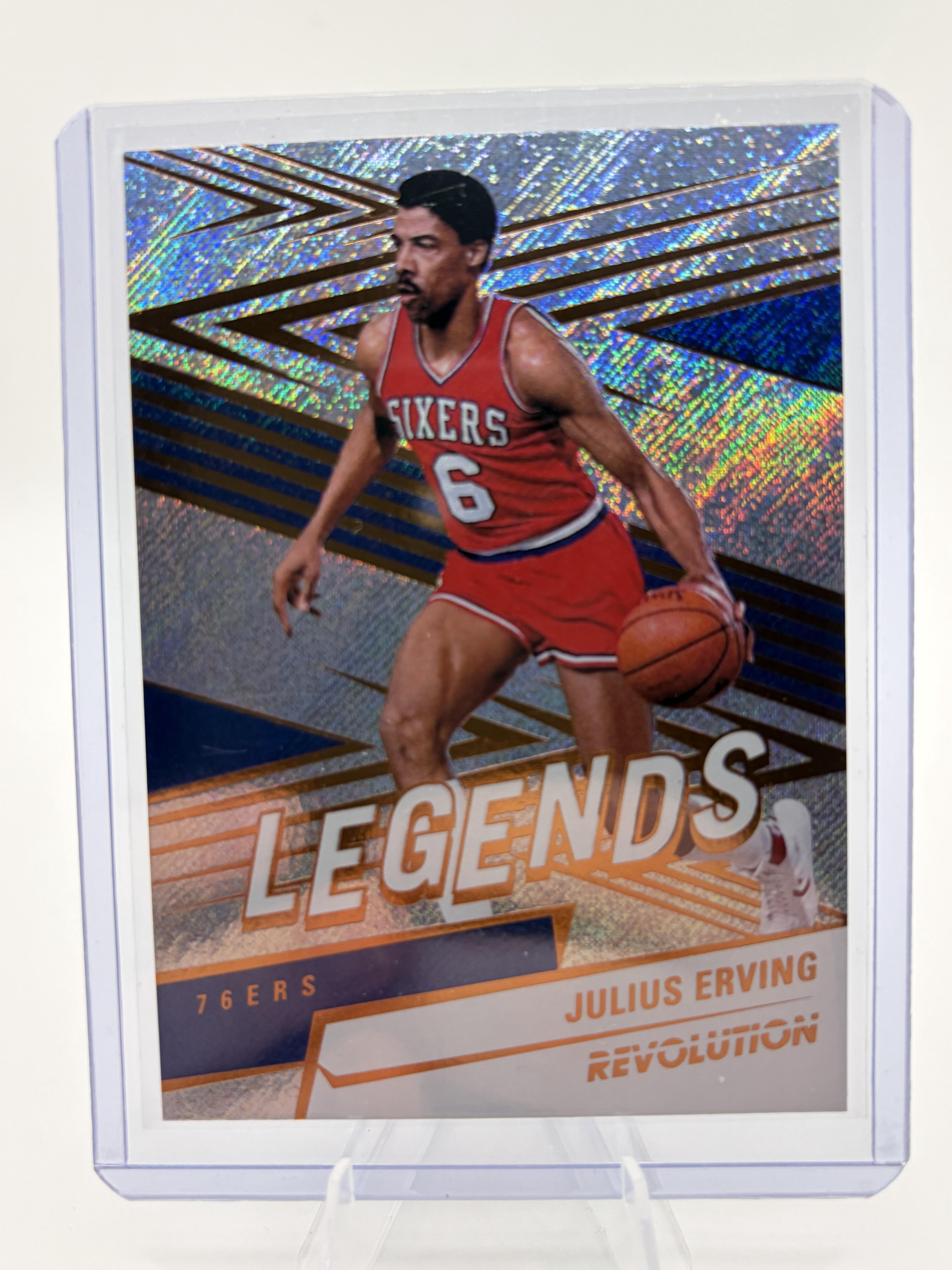 2024-25 Panini Revolution Julius Erving Legends Astro Card #153 Dr. J 76ers