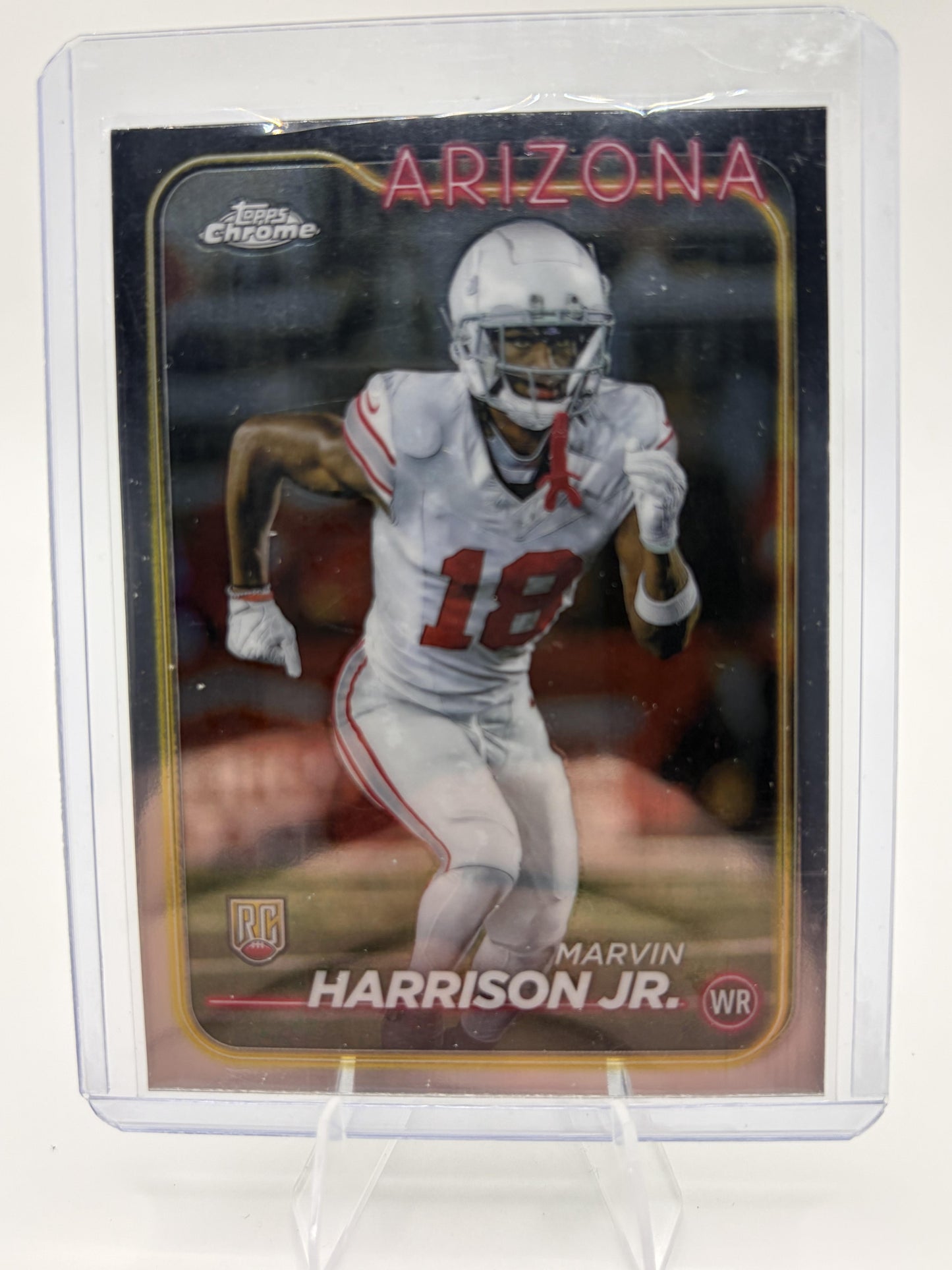 2024 Topps Chrome Marvin Harrison Jr. Rookie Card #204 Cardinals Arizona RC