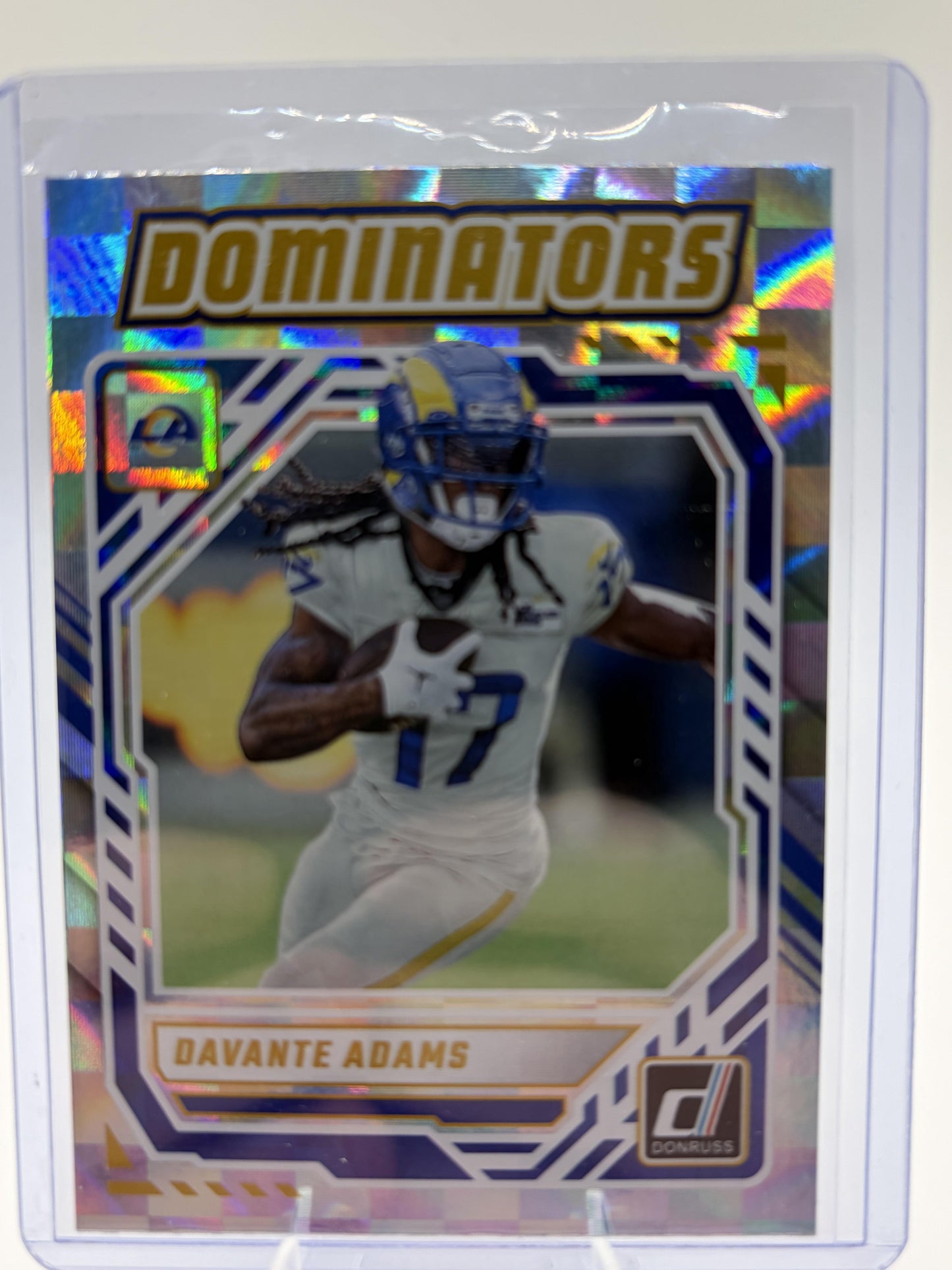 2025 Donruss Davante Adams Dominators Prizm Holo Card #DOM-ADS Rams