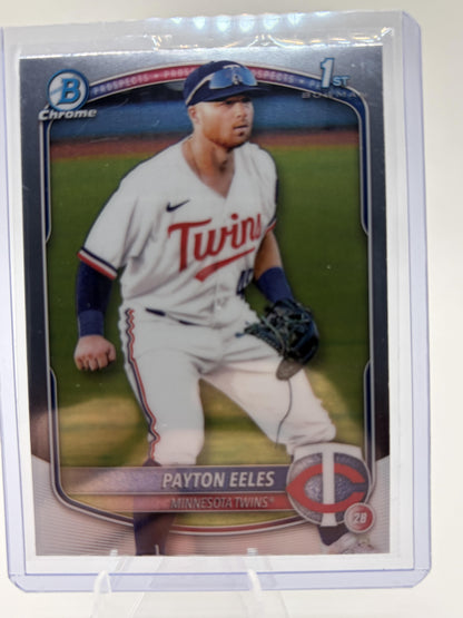 2025 Bowman Chrome Payton Eeles Card #BCP-78 Minnesota Twins Prospect