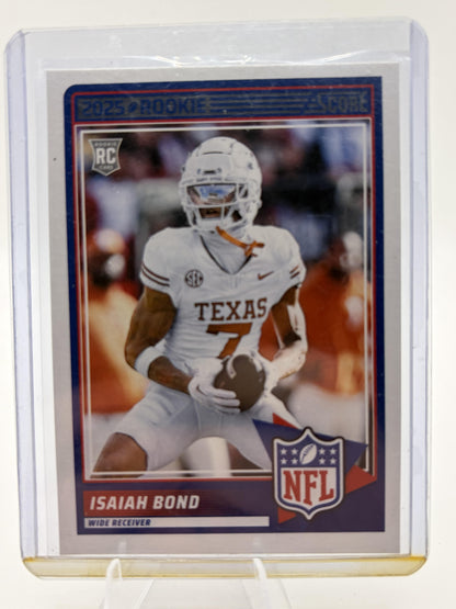 2025 Panini Score Isaiah Bond Rookie Card #53 Texas Longhorns NFL RC
