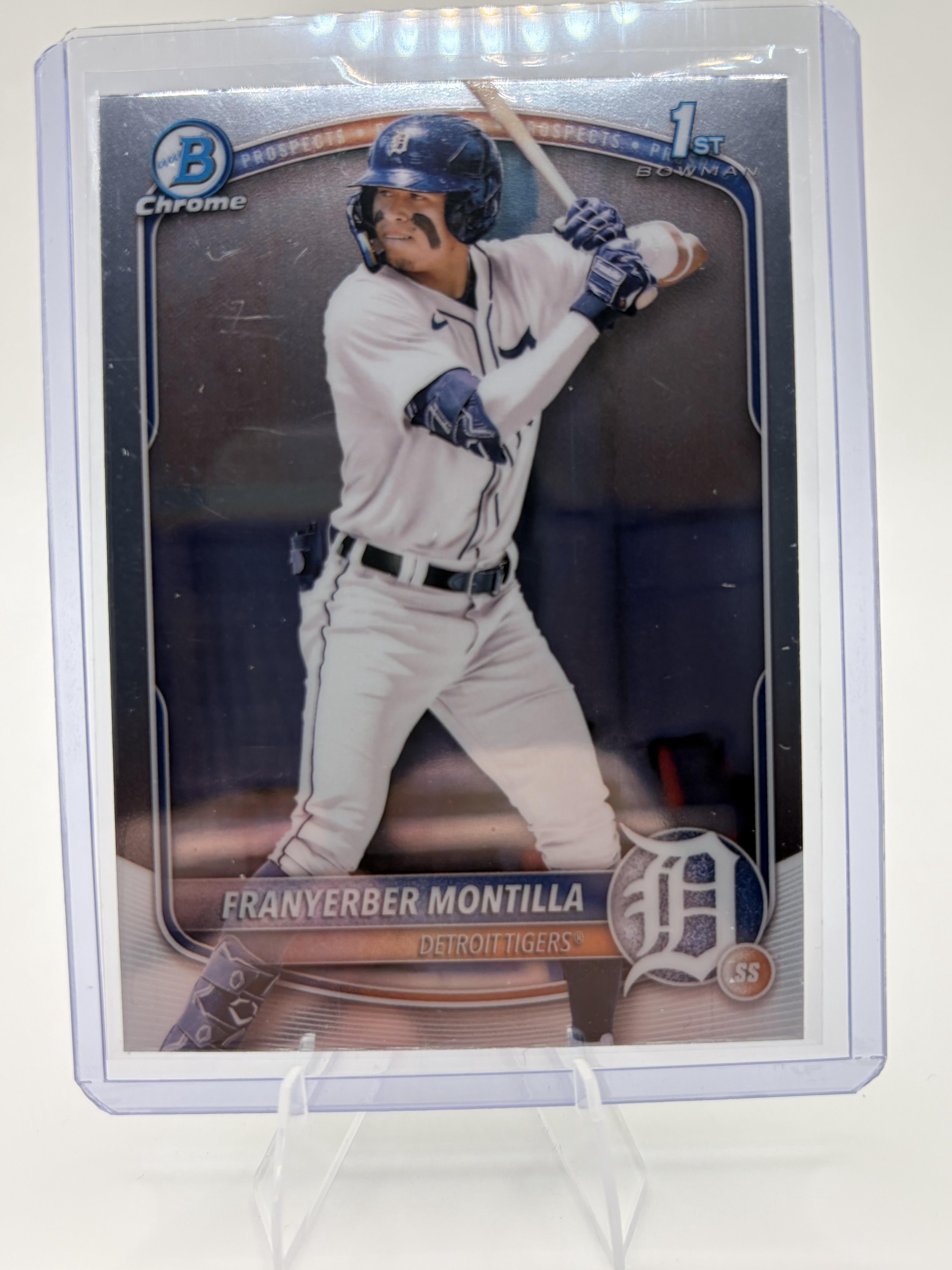 2025 Bowman Chrome Franyerber Montilla 1st Bowman Card BCP-5 Detroit Tigers