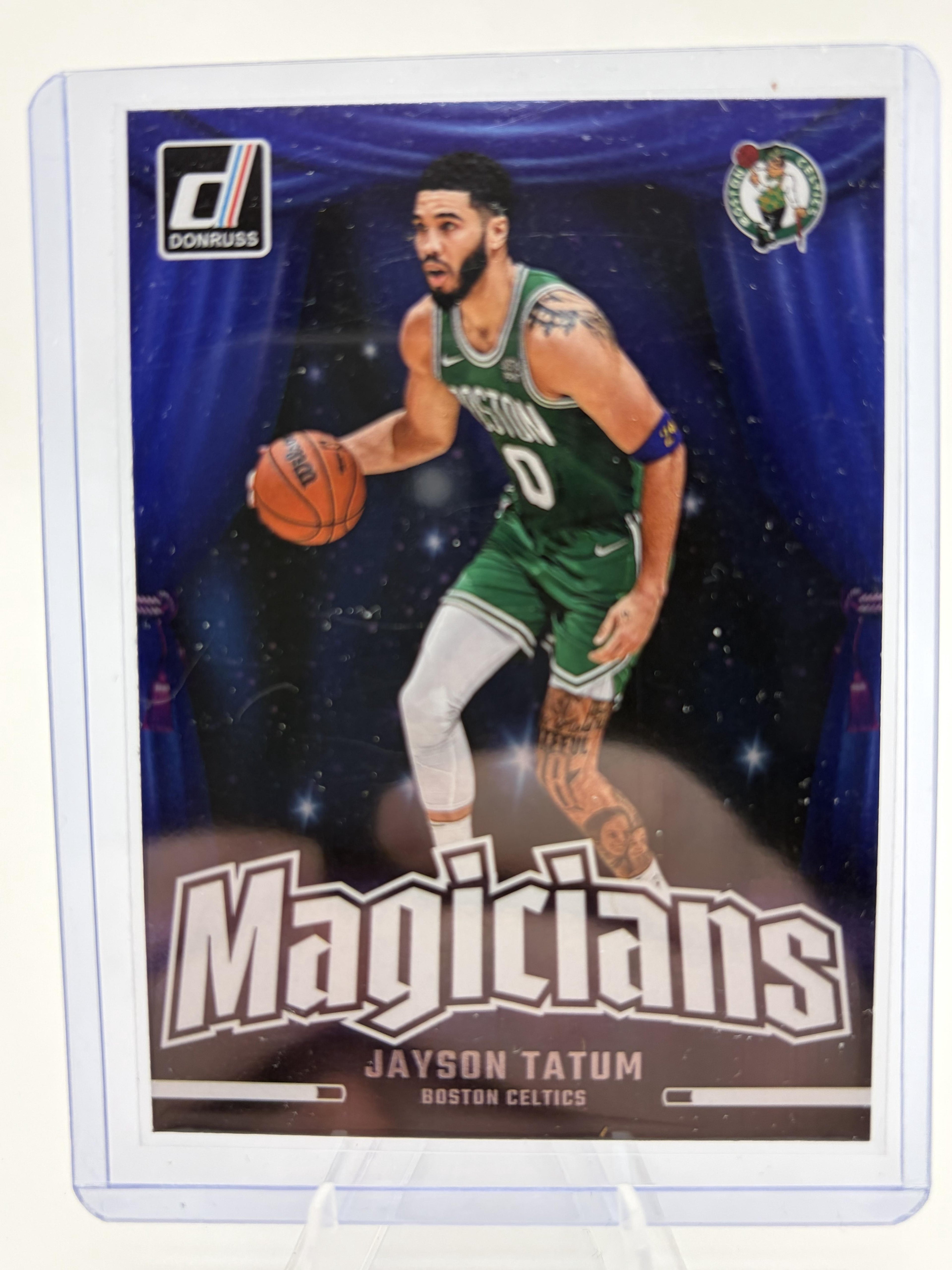 2024-25 Donruss Jayson Tatum Magicians Insert Card #4 Boston Celtics NBA