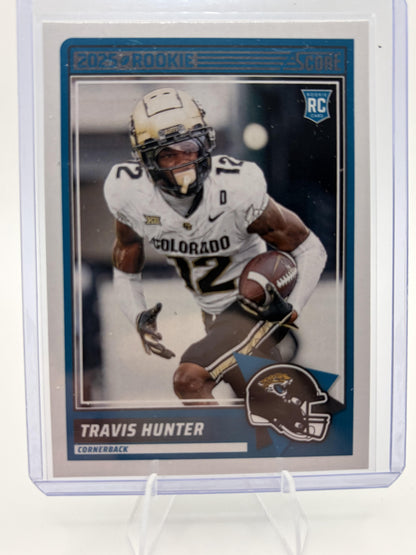 2025 Panini Score Travis Hunter RC Rookie Jacksonville Jaguars Card #20