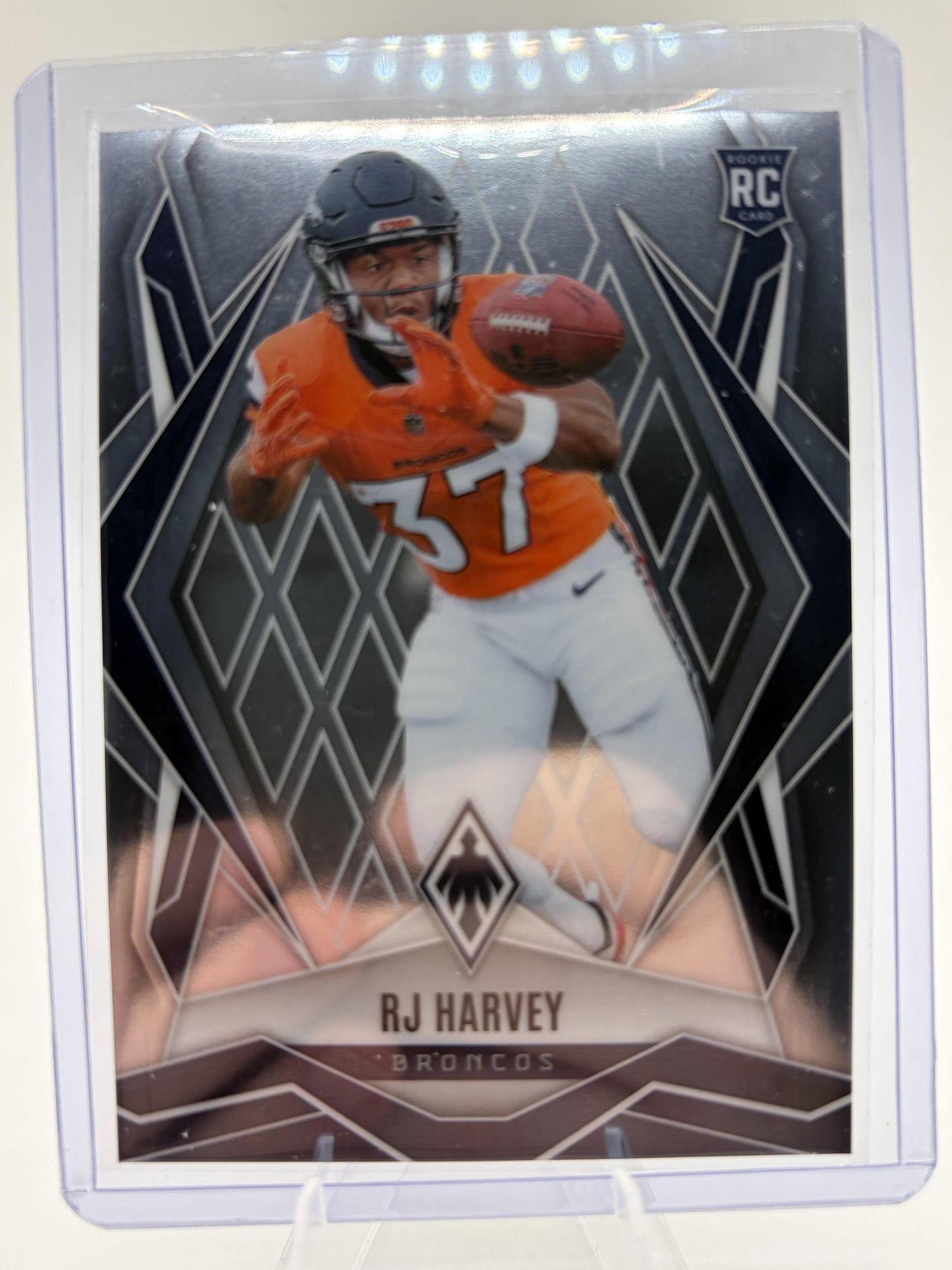 2025 Panini Phoenix RJ Harvey RC Rookie Denver Broncos Card #176