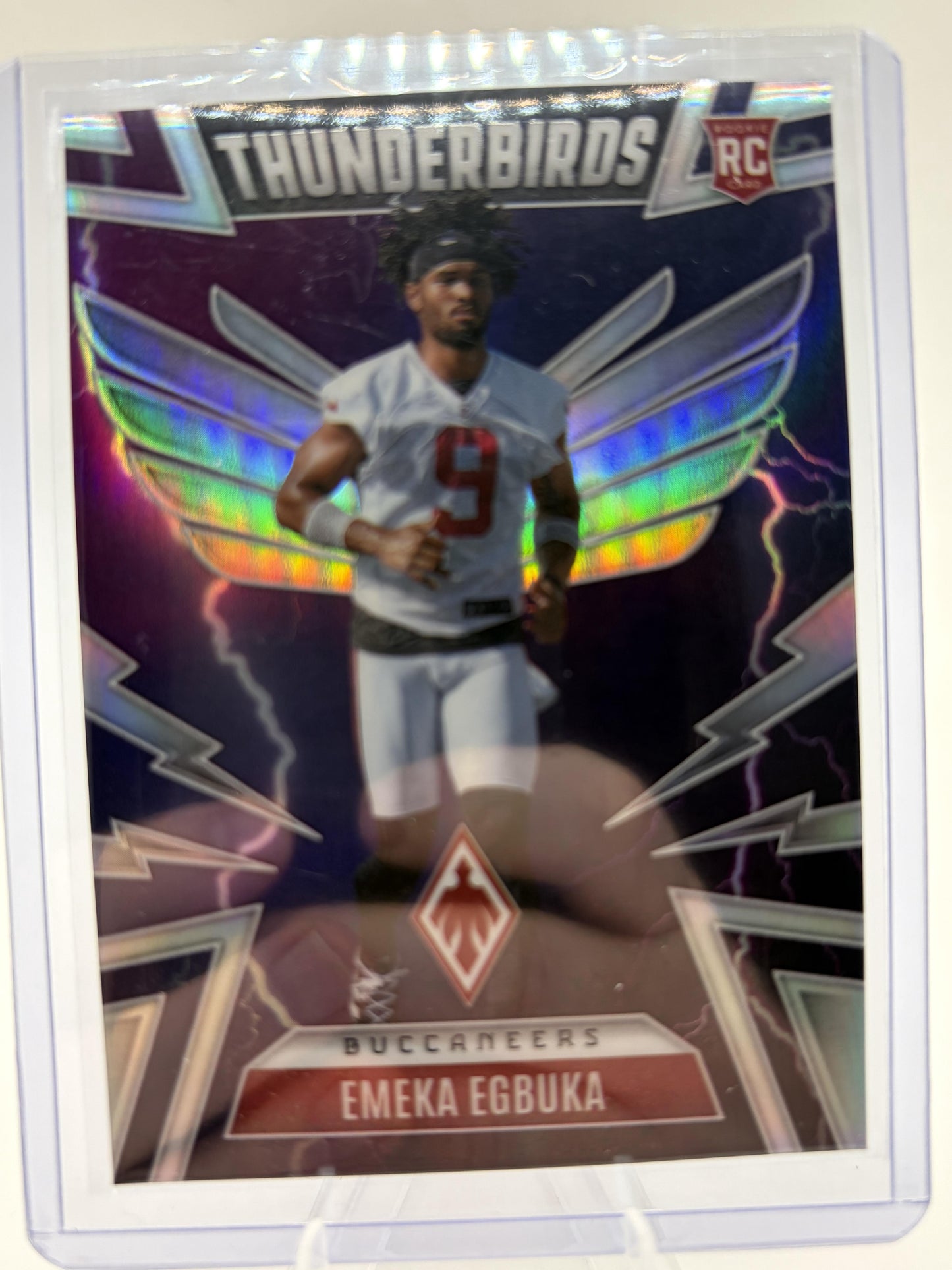 2025 Panini Phoenix Emeka Egbuka Thunderbirds  Prizm Bucs RC Card #47