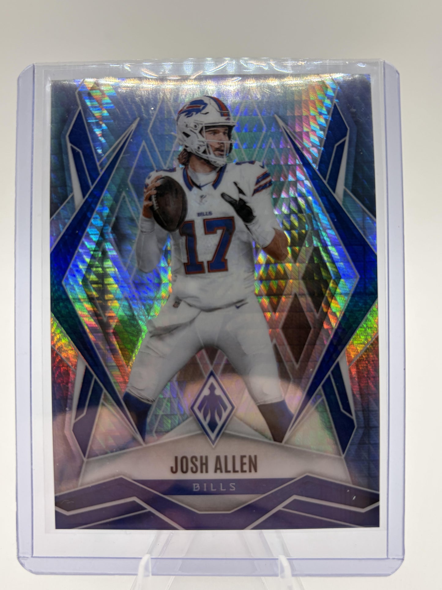 2025 Panini Phoenix Josh Allen Silver Prizm Buffalo Bills Card #129