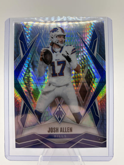 2025 Panini Phoenix Josh Allen Silver Prizm Buffalo Bills Card #129