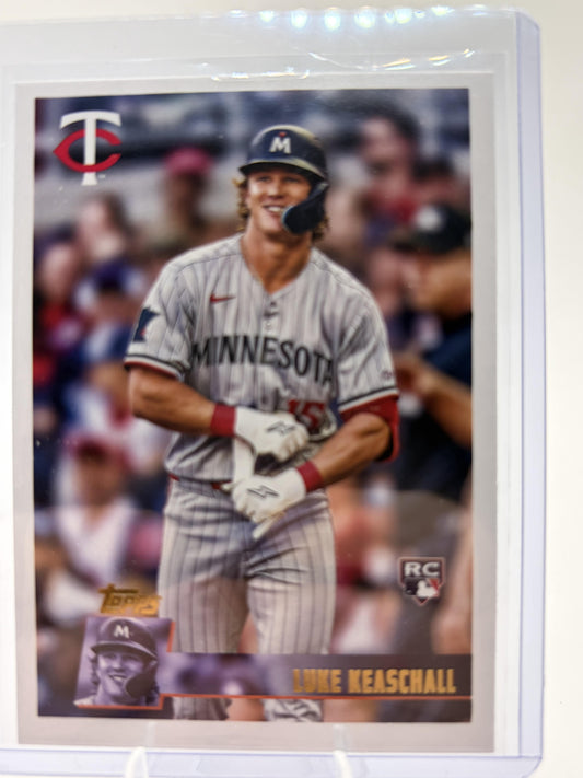 2025 Topps Luke Keaschall RC Rookie Minnesota Twins Card #120