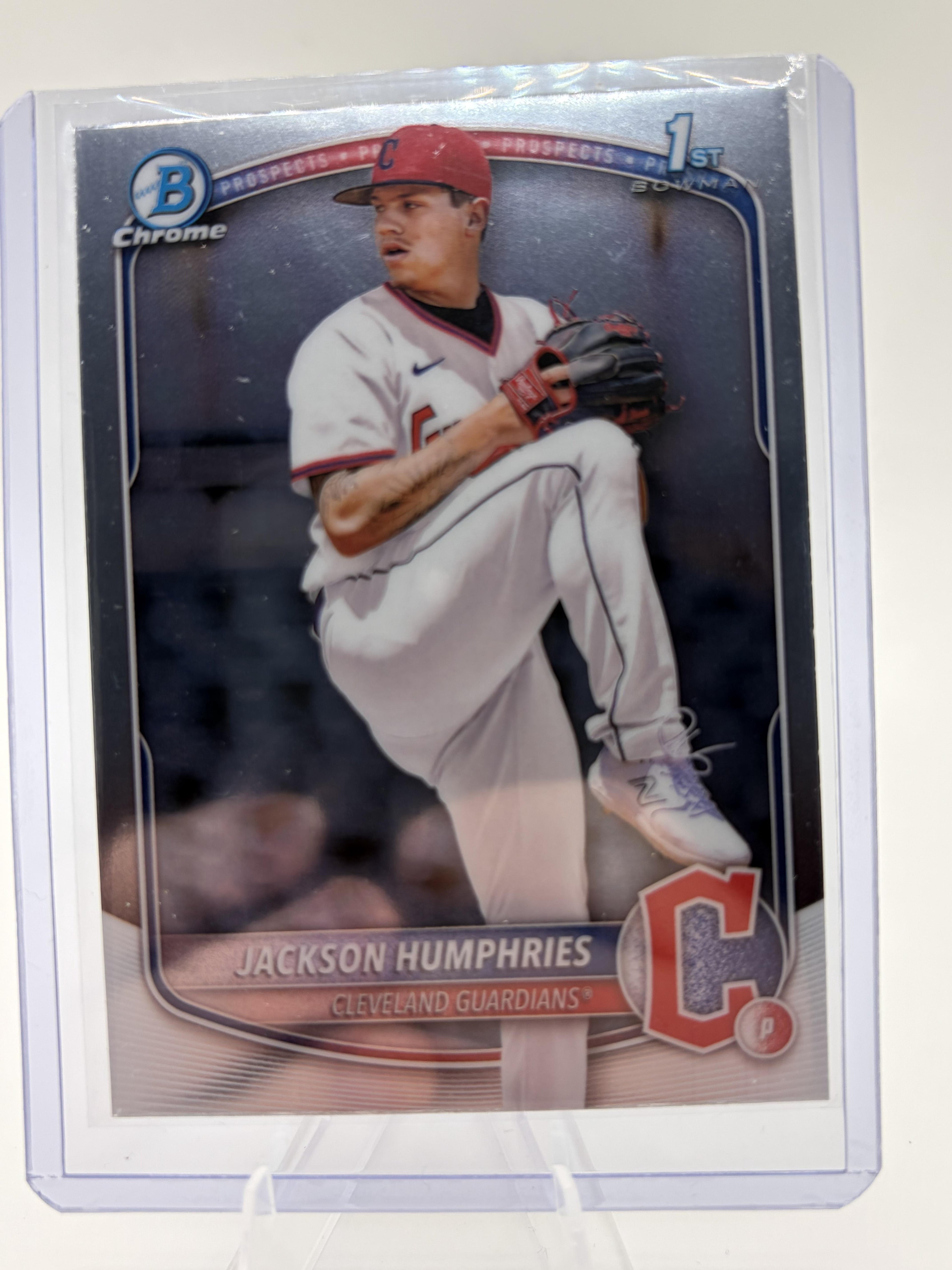 2025 Bowman Chrome Jackson Humphries 1st Bowman Card #BCP-11 Guardians