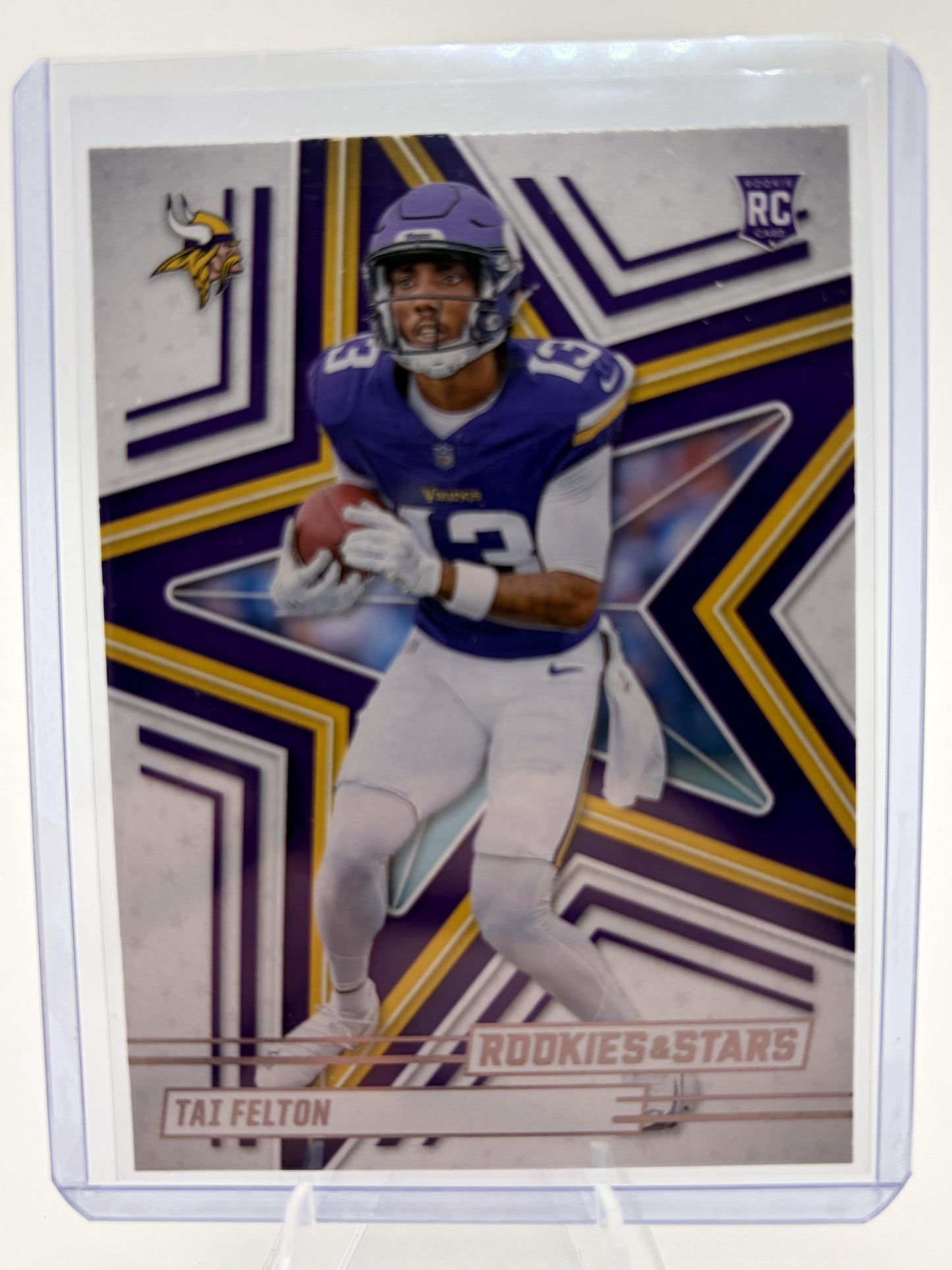 2025 Panini Rookies & Stars Tai Felton Rookie Card #181 Vikings RC